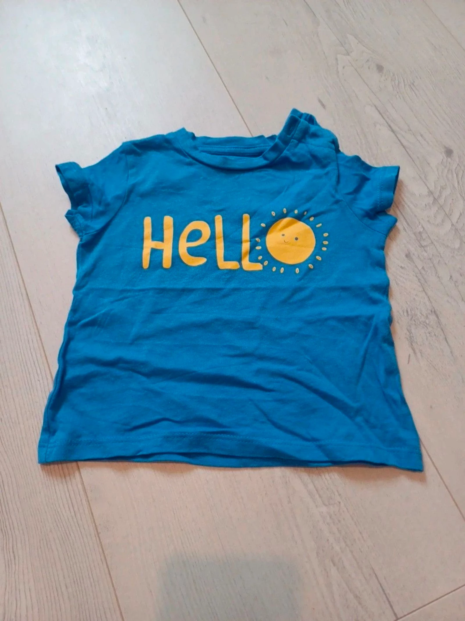 T-shirt bleu 12 mois